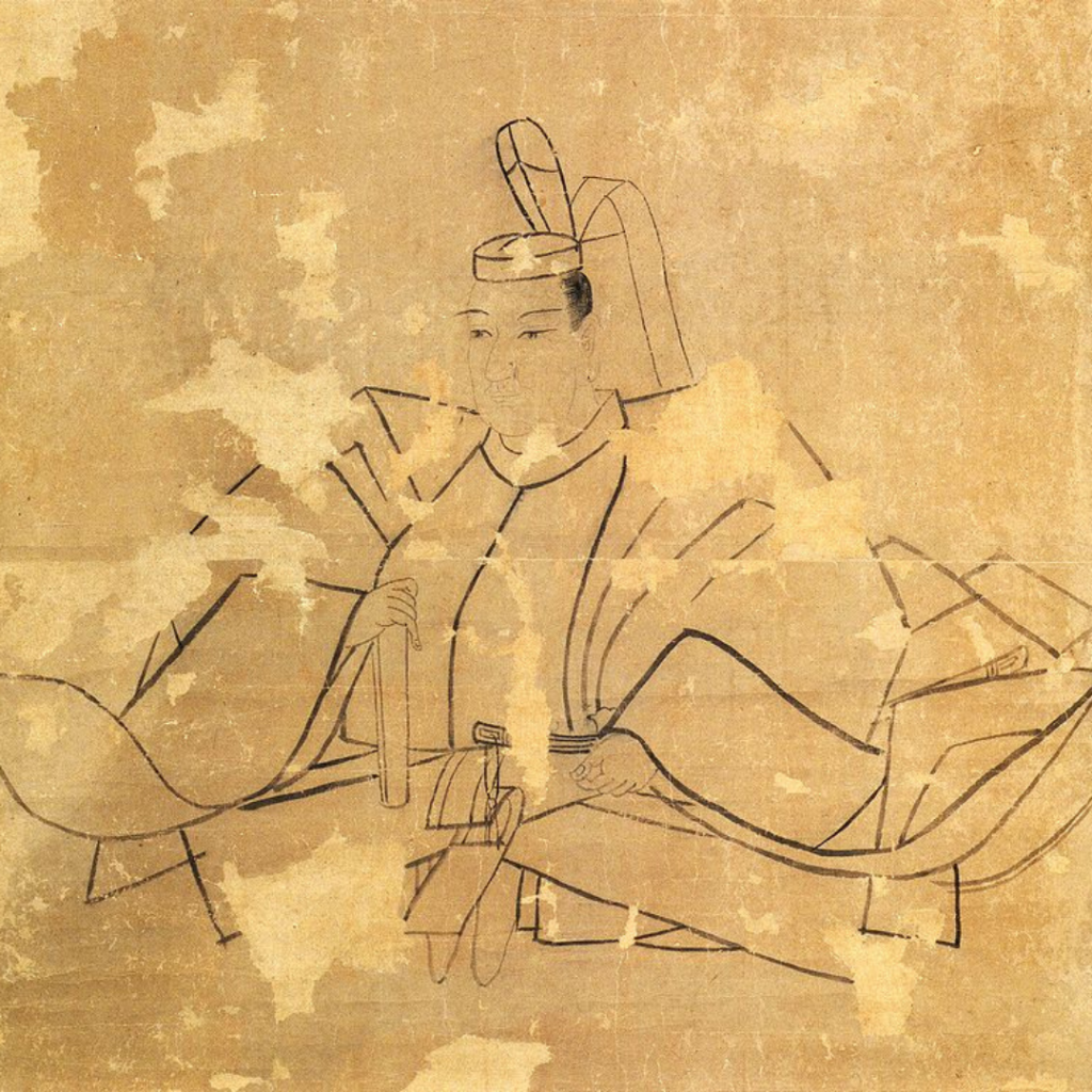 Portrait peint par Kanō Yasunobu (The Japanese book "Exhibition of the Treasures and Papers of the Tokugawa Shogunal Household")